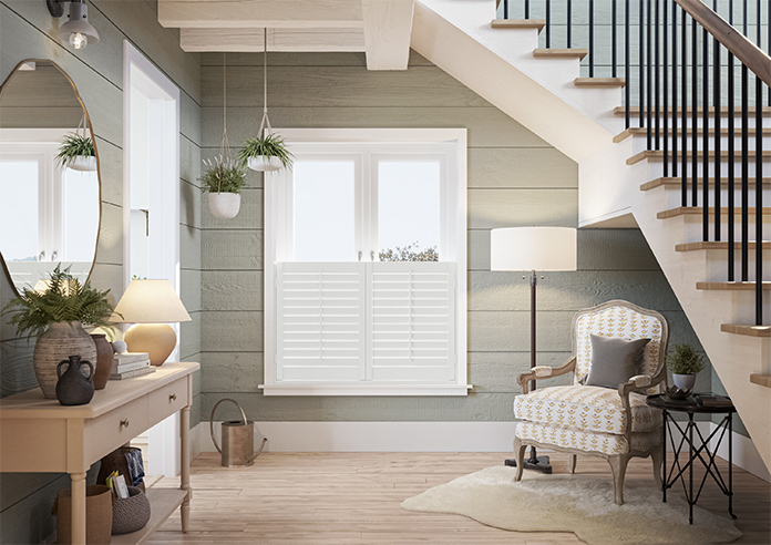 Bromley, Pure White - Cafe Style Plantation Shutter - Image 9